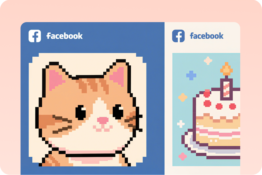 레트로 게시물 제작