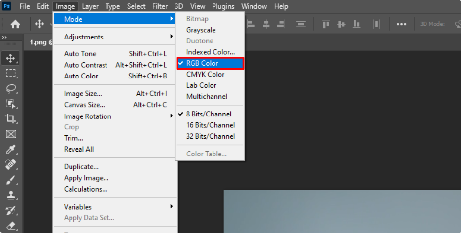 Duplicating color channels in Photoshop