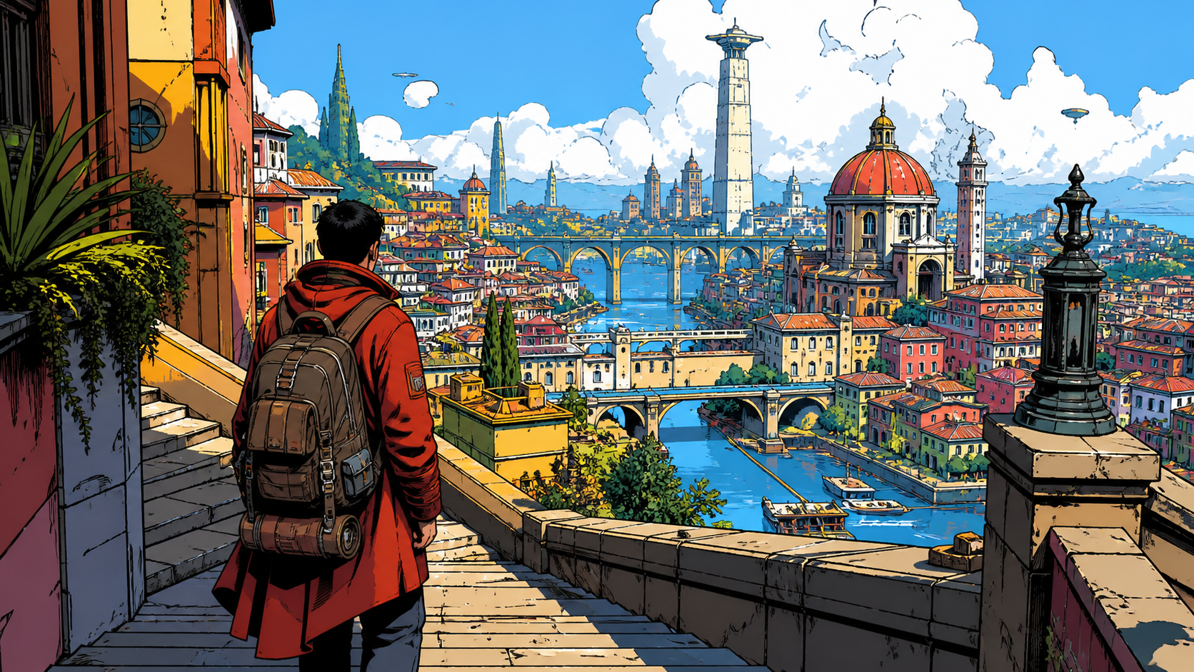 Graphic Illustrated Comic Look original Dreamina visual