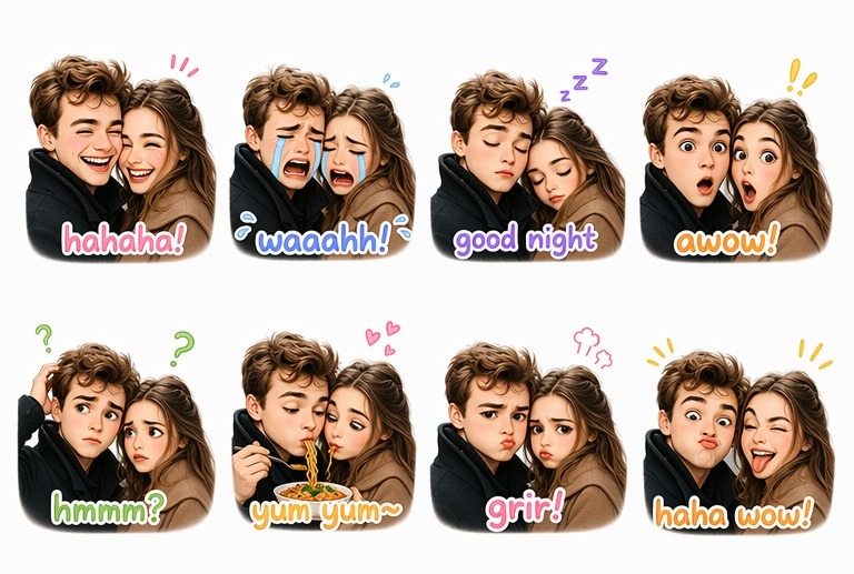 Turn the photo into a custom sticker online