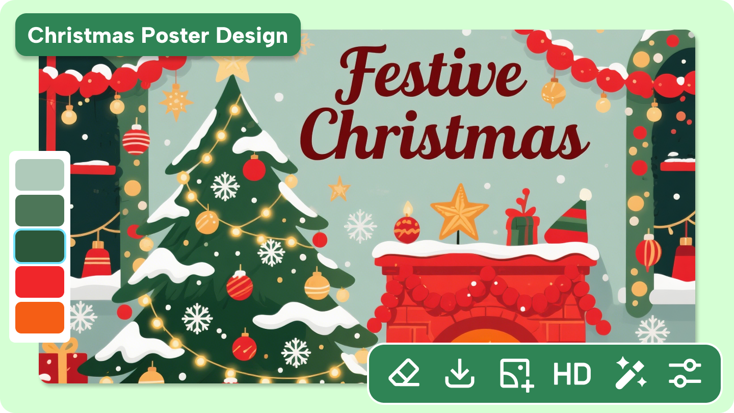 christmas poster design