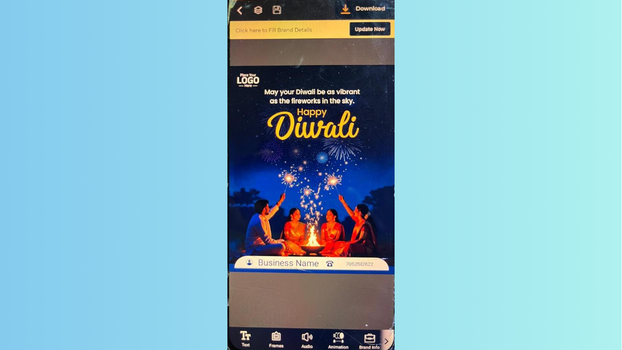 Edit text and branding