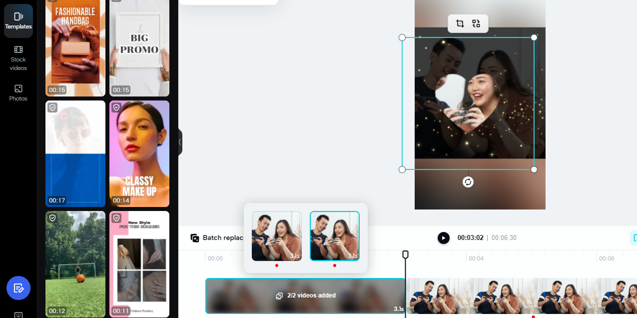 Super easy one-click editing
