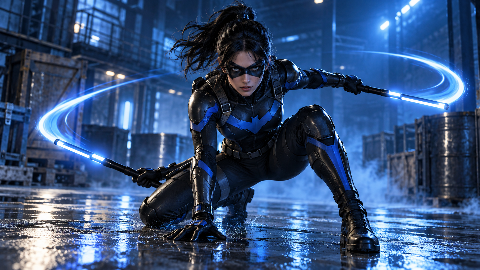 Beth Cast Nightwing AI trend: Social-Ready Finale