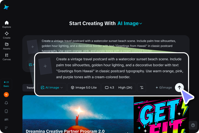 Upload your photo or write your prompt