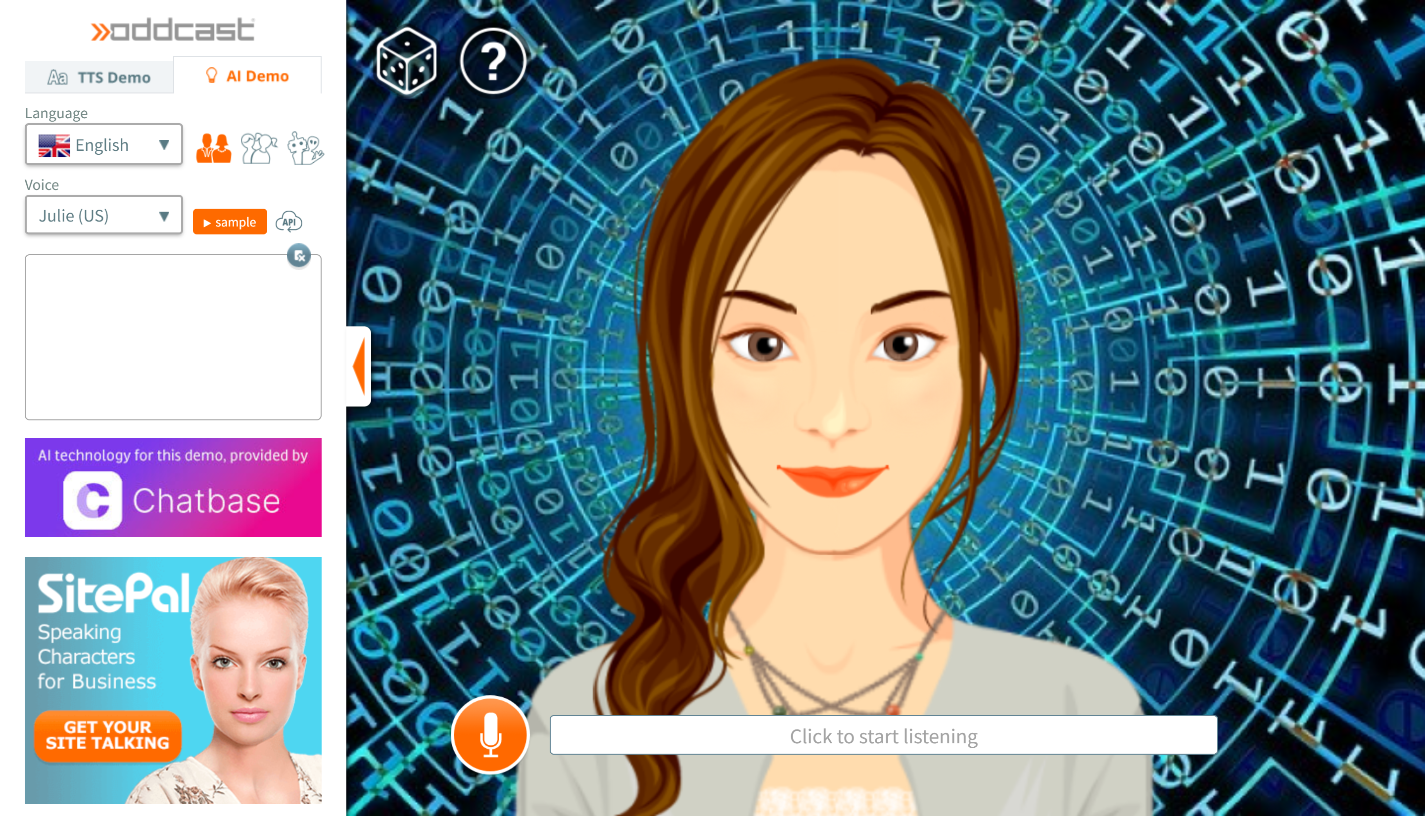 ¿Qué es Oddcast text to speech?