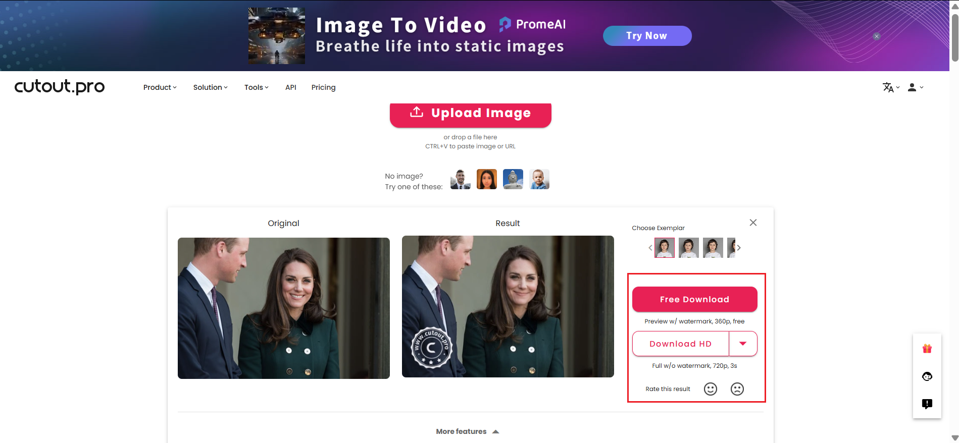 ai video yang dihasilkan dari gambar