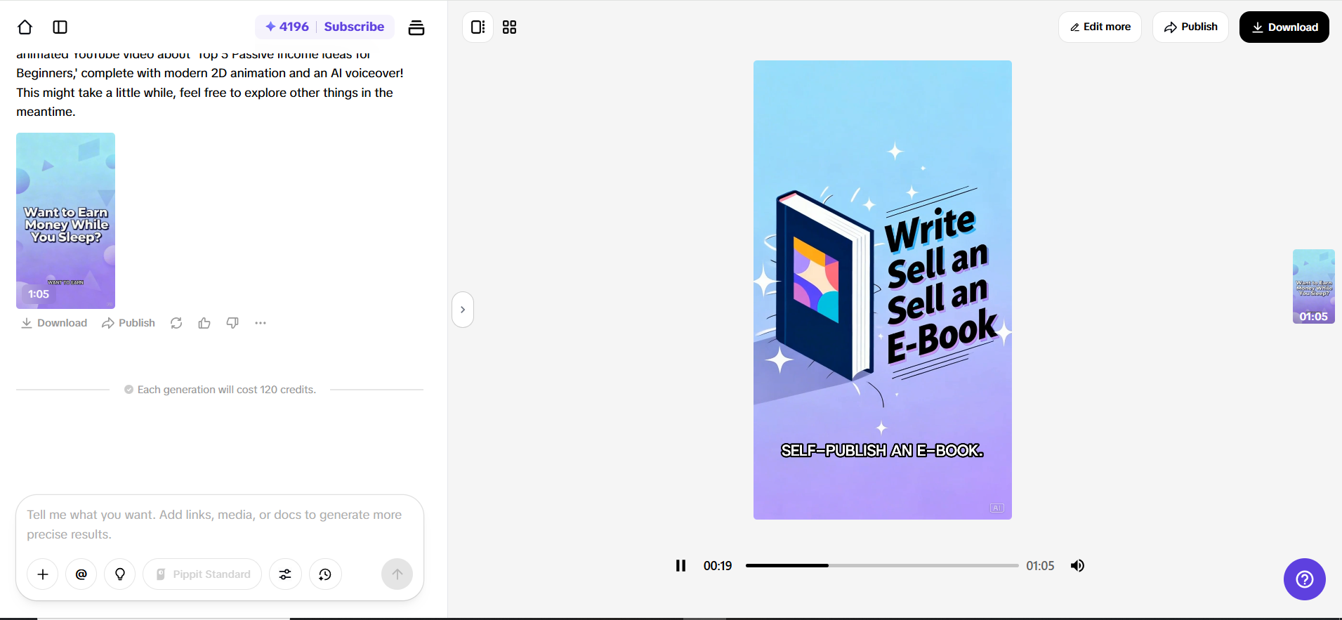 Customize and download your video