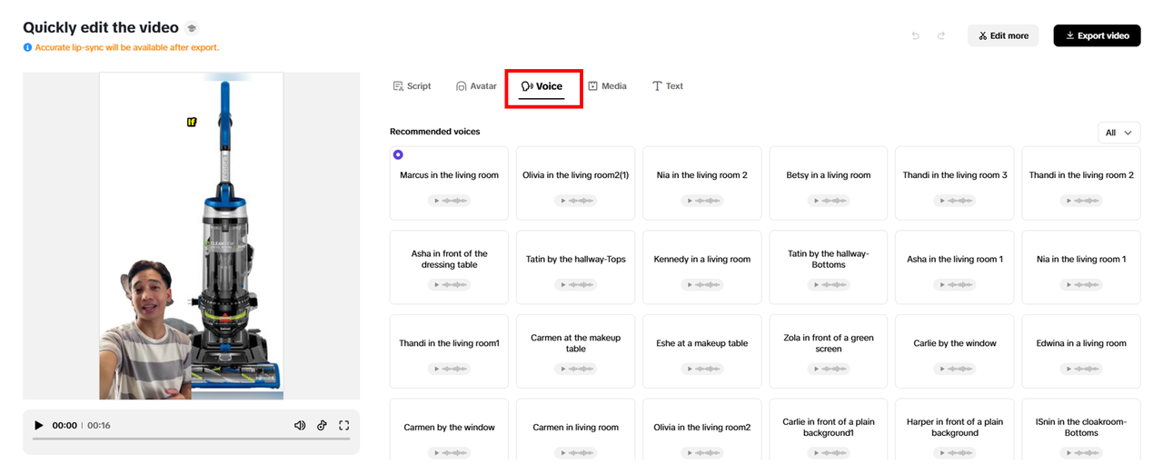 AI-powered voice synthesis