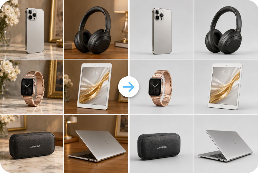 E-commerce product photography
