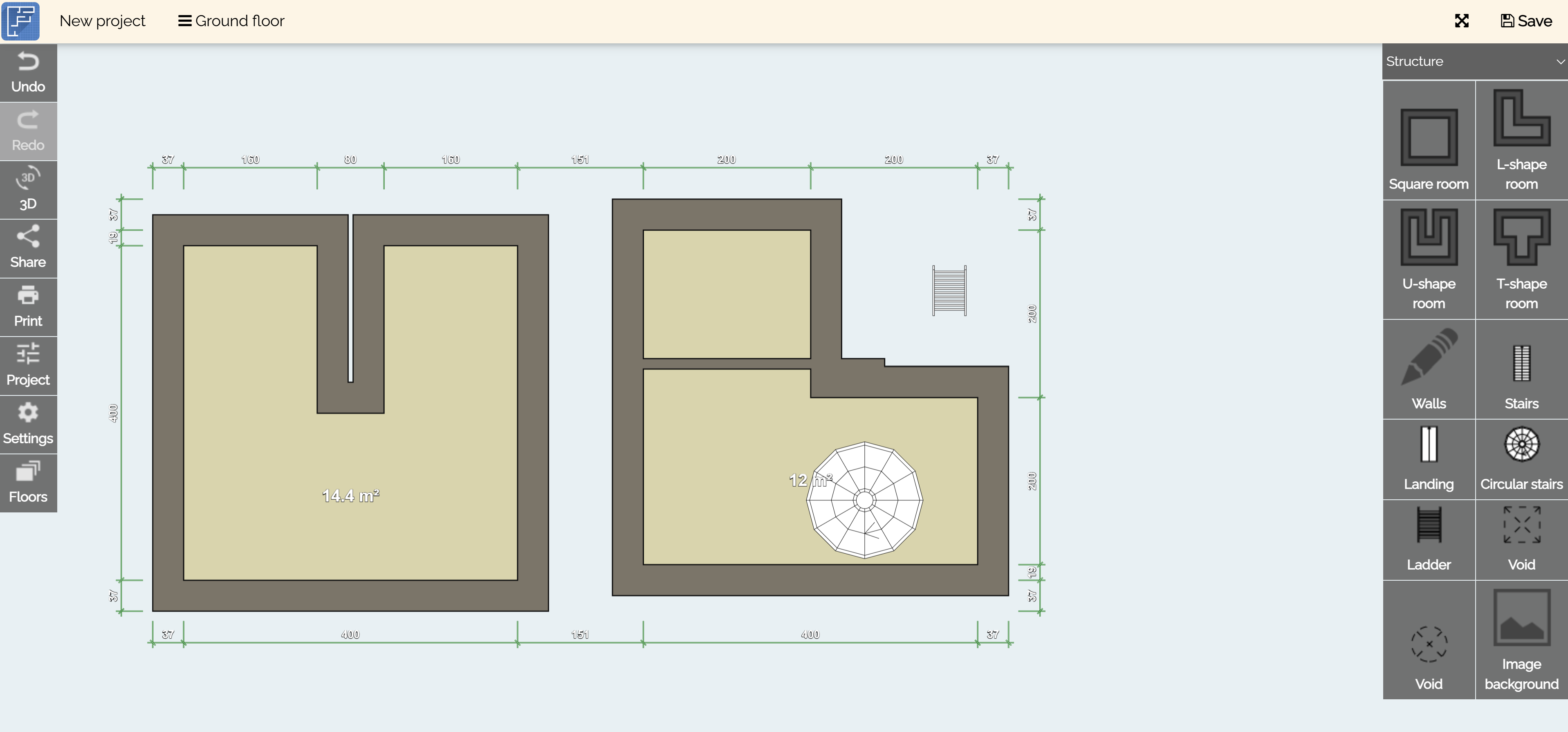 Ev kat planı oluşturucu