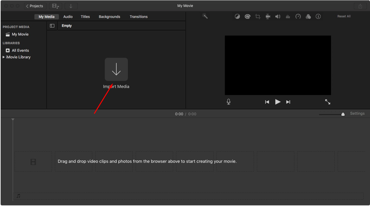 Adding voiceover in iMovie