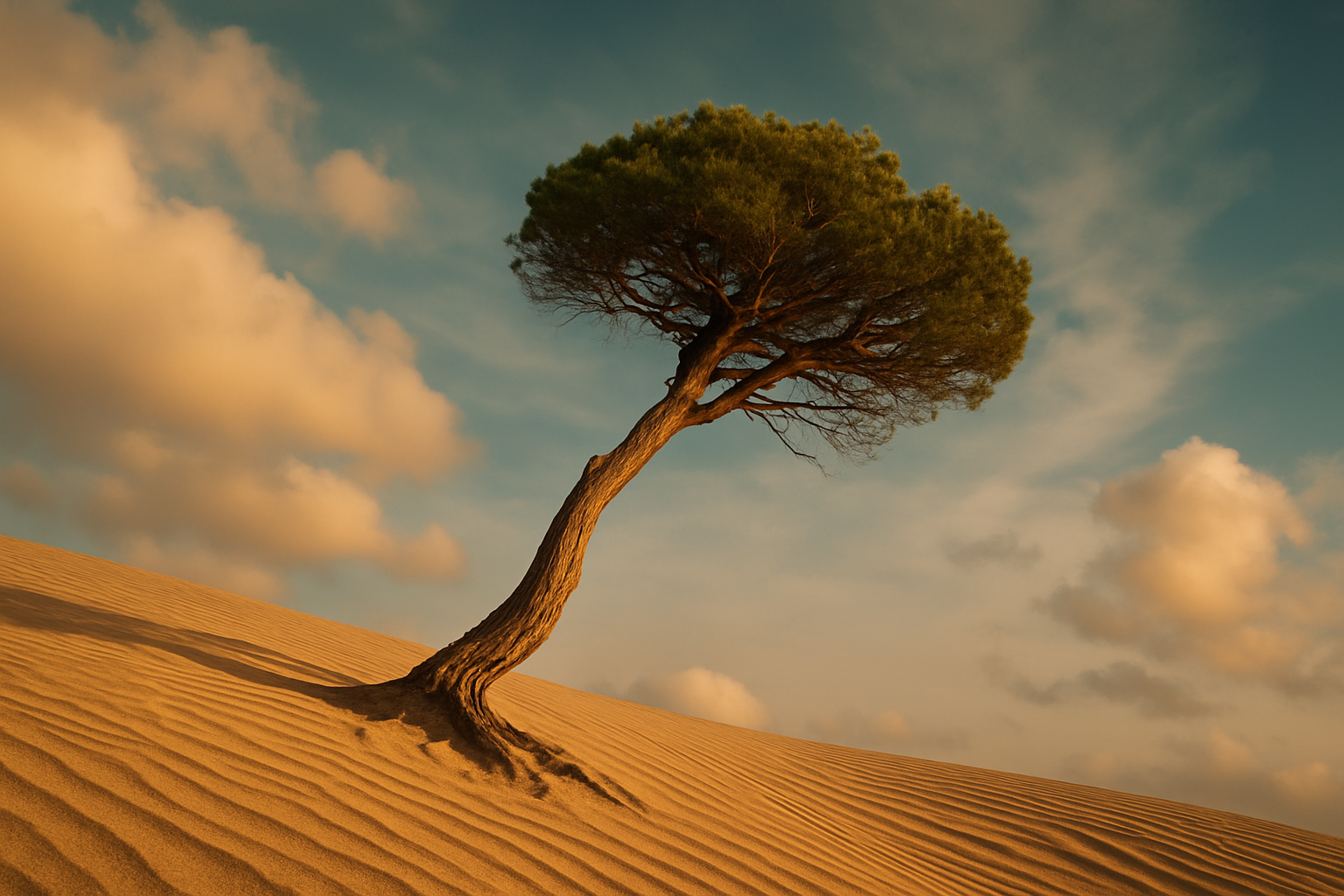 Artistic photo showing beauty in imperfection and imbalance