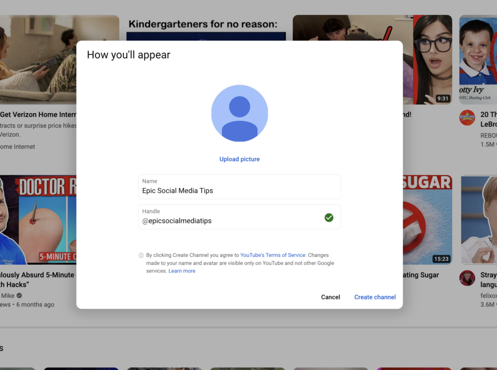 การสร้างช่องเพื่อสร้างรายได้จากกางเกงขาสั้น YouTube