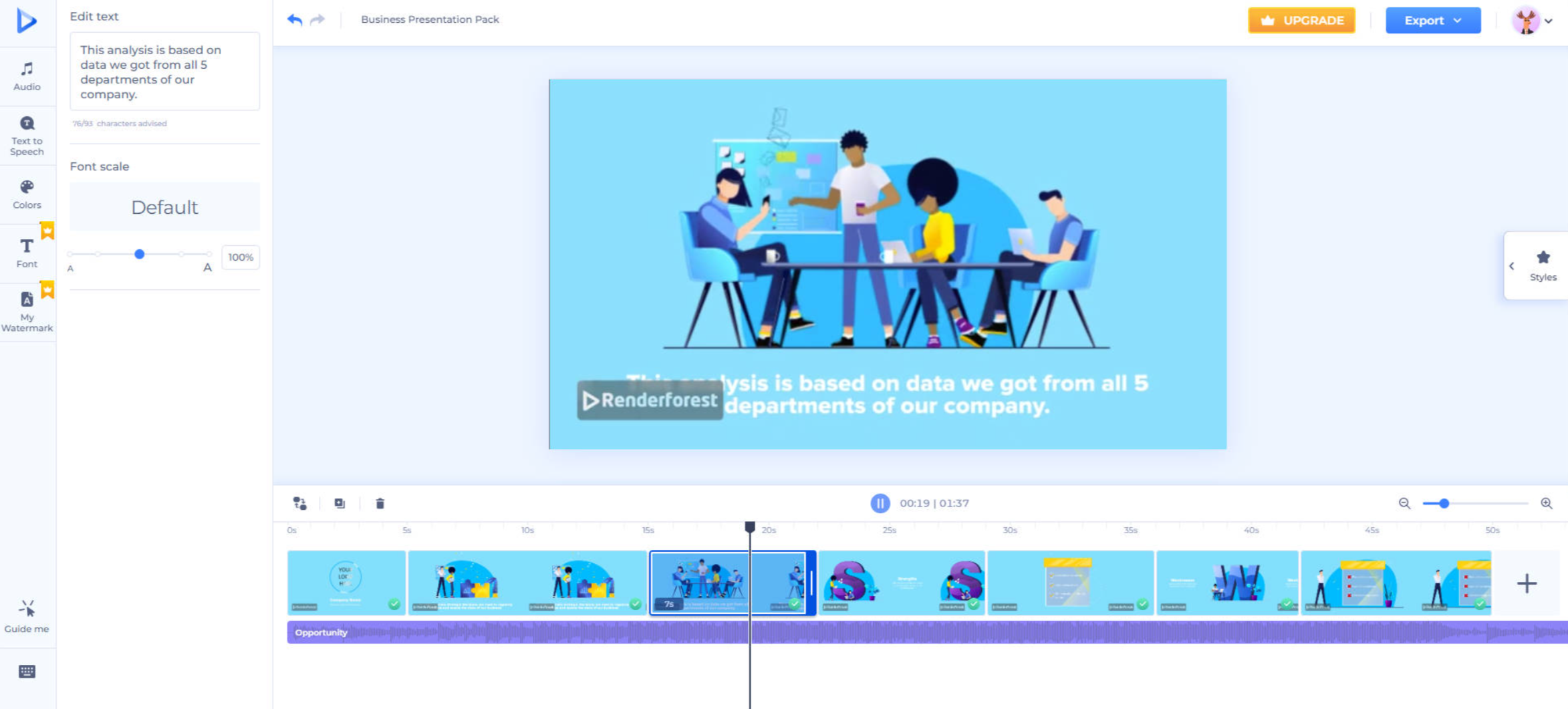gerador de vídeos de treinamento com IA gratuito