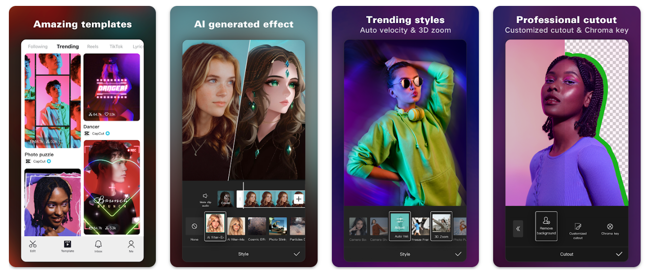CapCut mobile app 