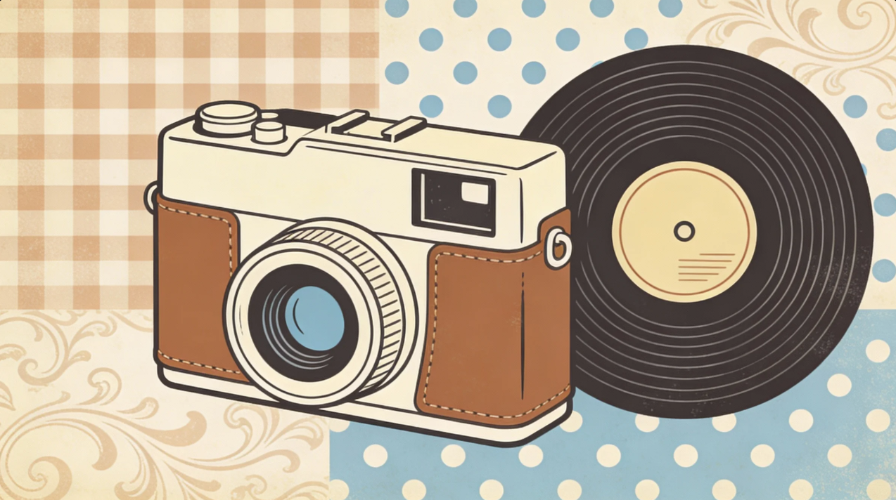 Retro/ vintage themed image