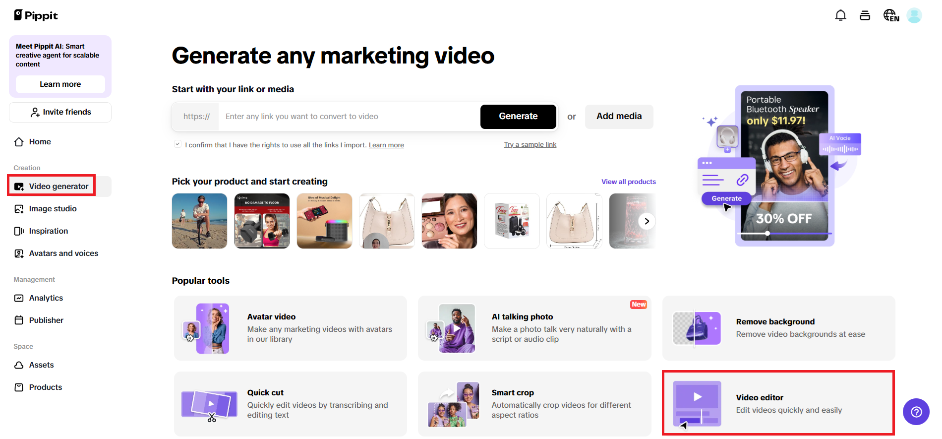 Add media from the device library