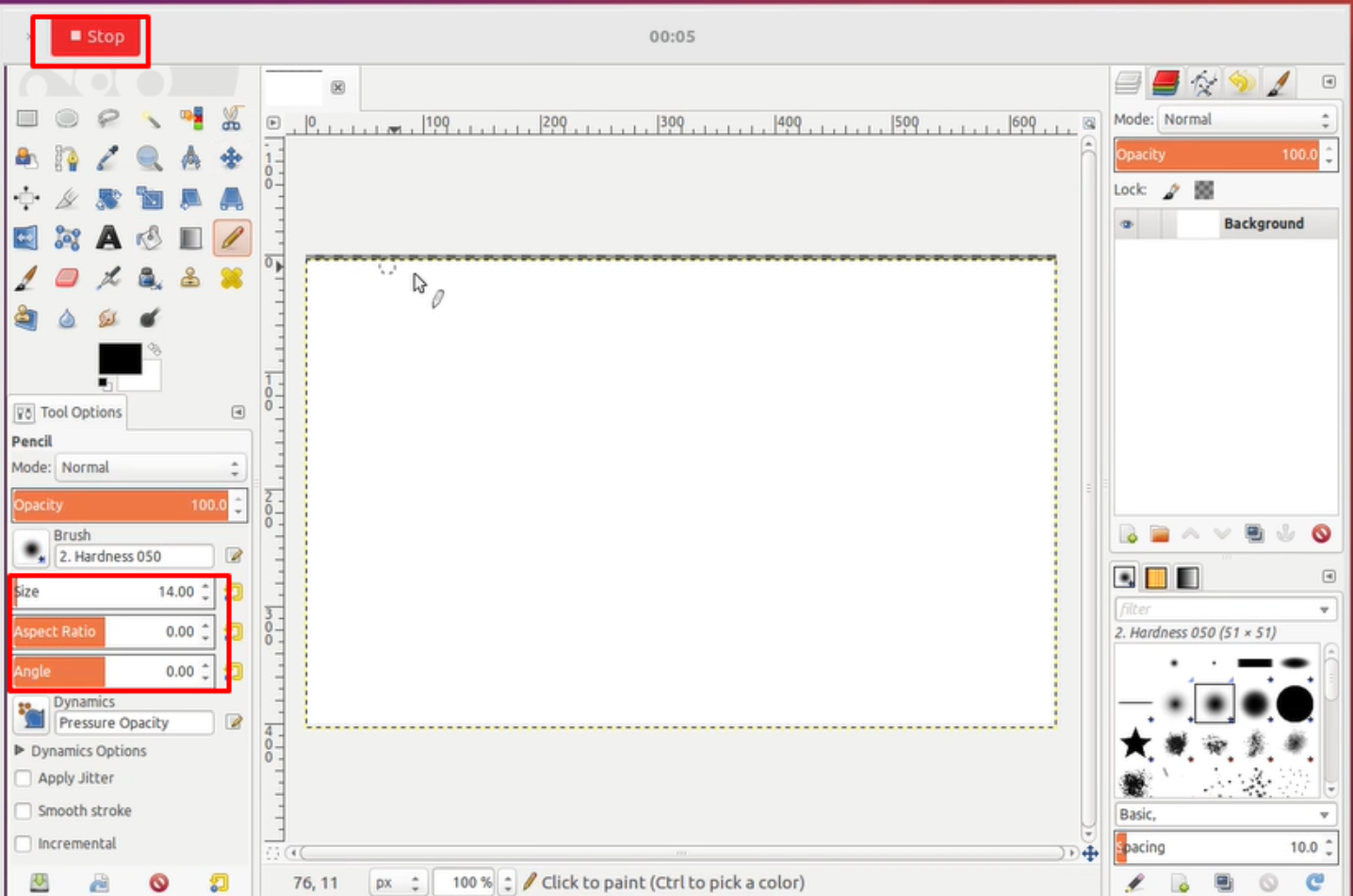 Byzanz - screen recorder Ubuntu 20.04