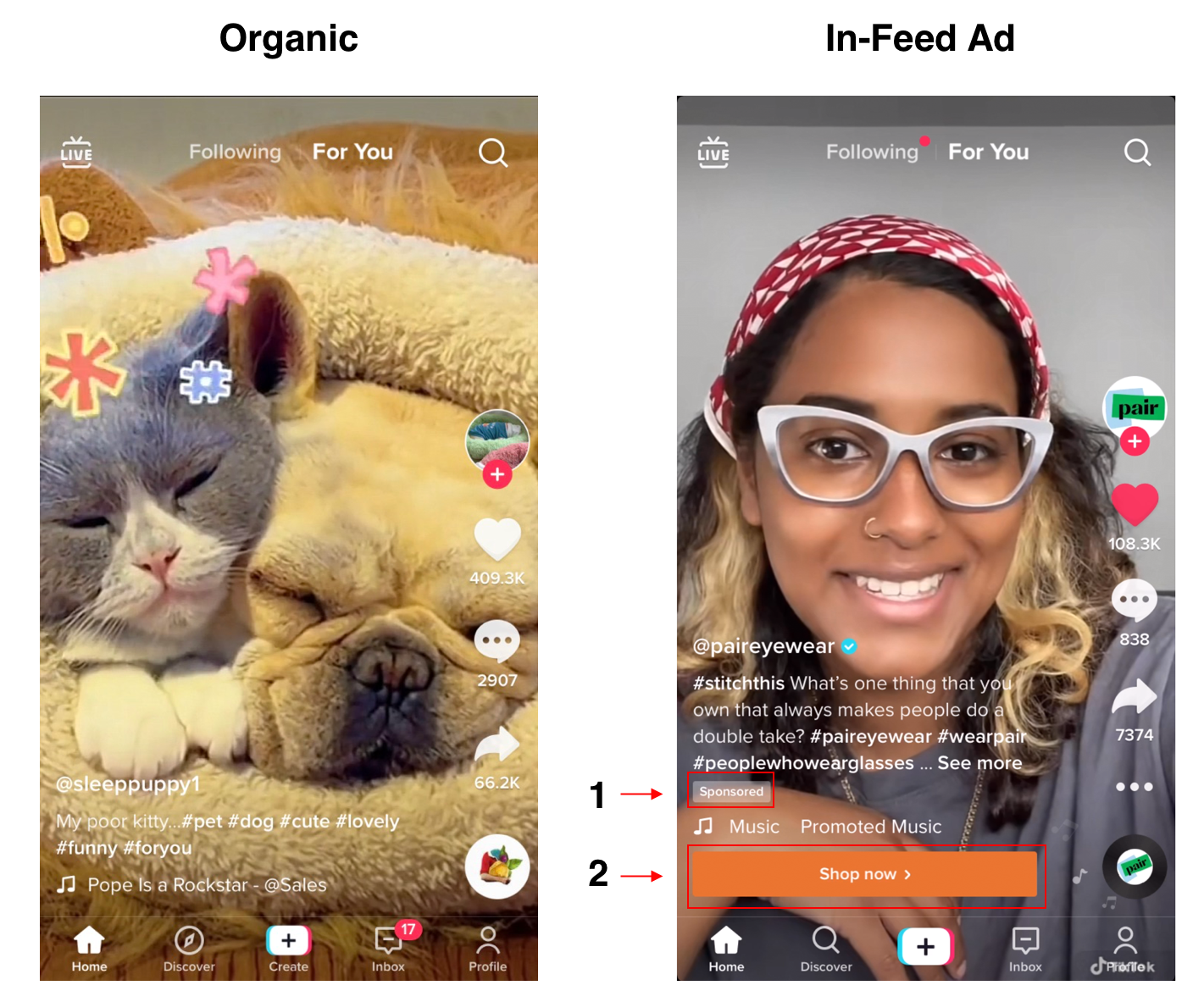 تنسيقات إعلانات TikTok