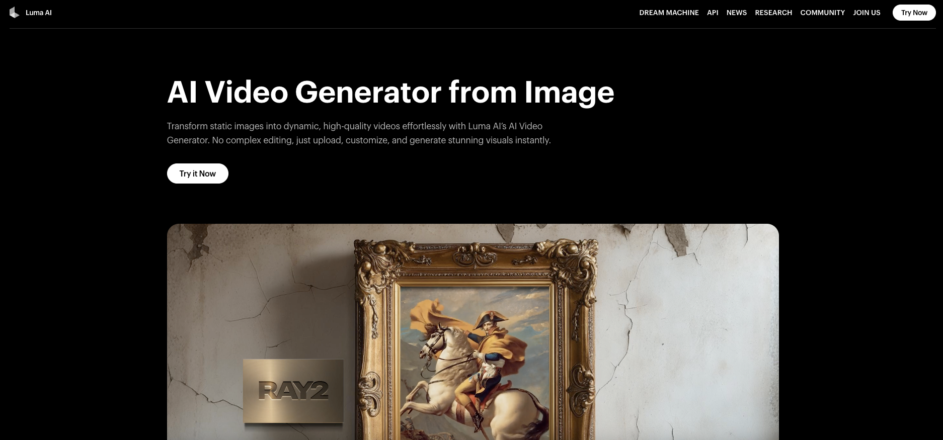 Luma AI Dream Machine