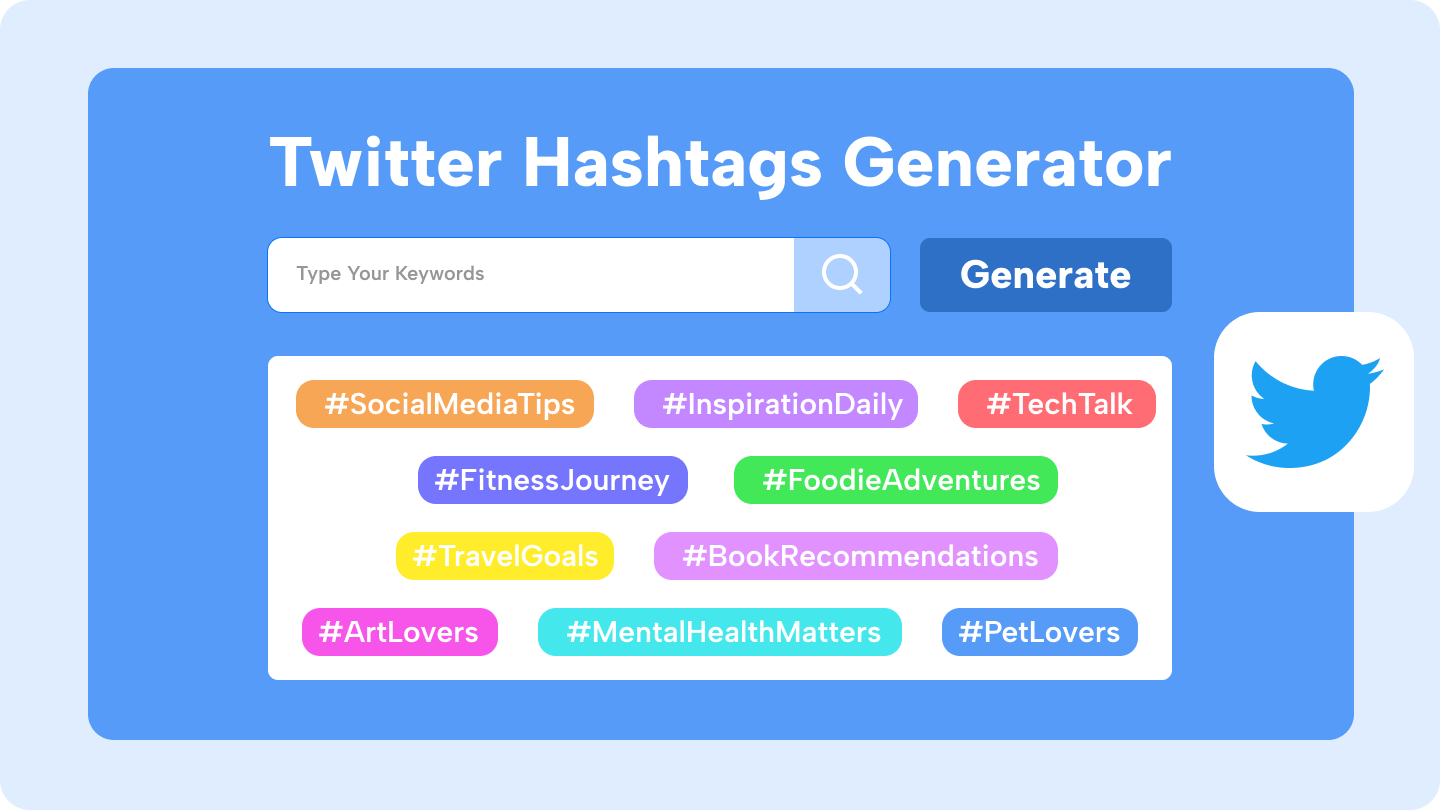 generator hashtagów na Twitterze