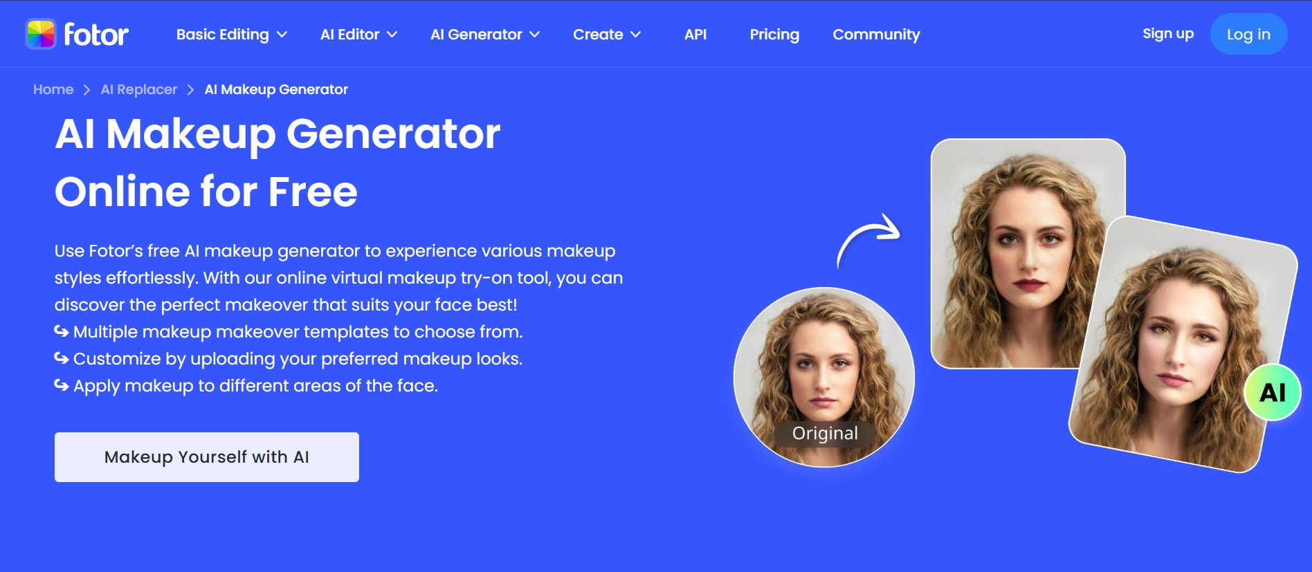 Fotor's website
