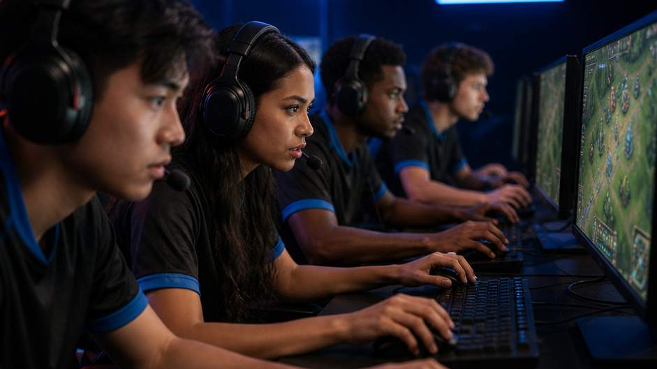 Clans Video — coordinated teammates playing a strategy match