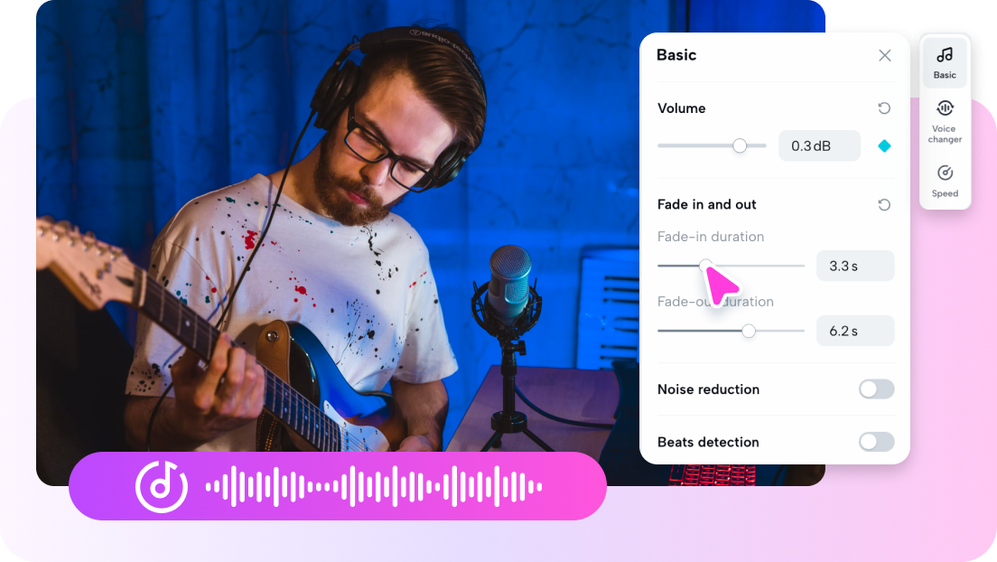Real-time adjustment for inviting output