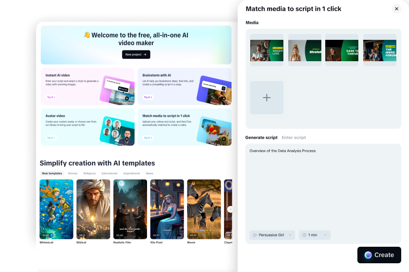 Uploading slides to CapCut's PPT presentation to the video converter