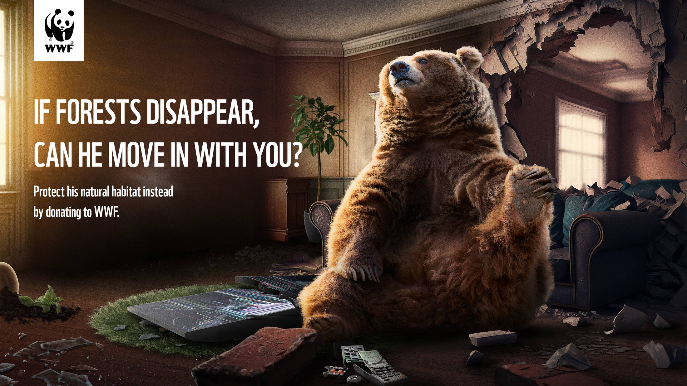 WWF environmental campaigns poster