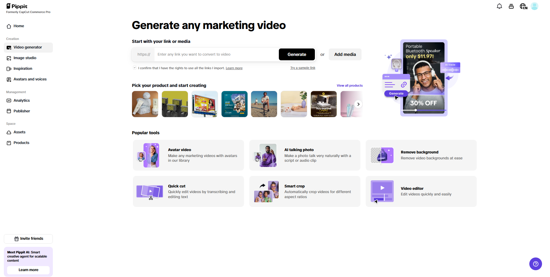 AI-powered video creation
