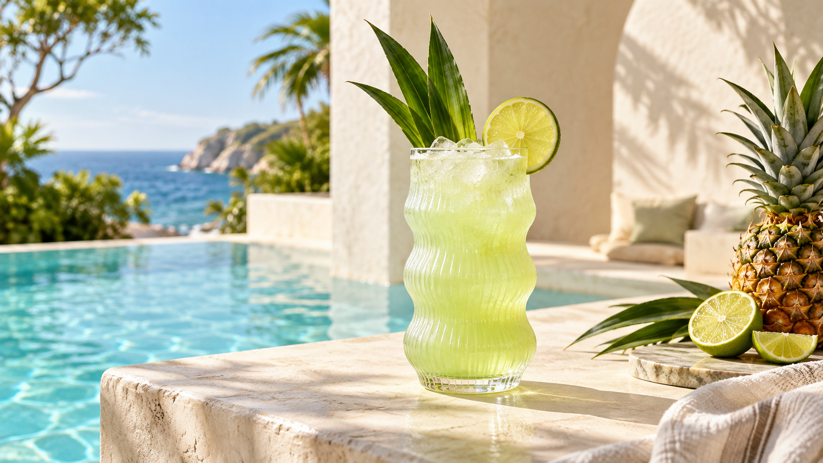 Lời nhắc áp phích cocktail AI: Dịch vụ không bằng chứng nhiệt đới