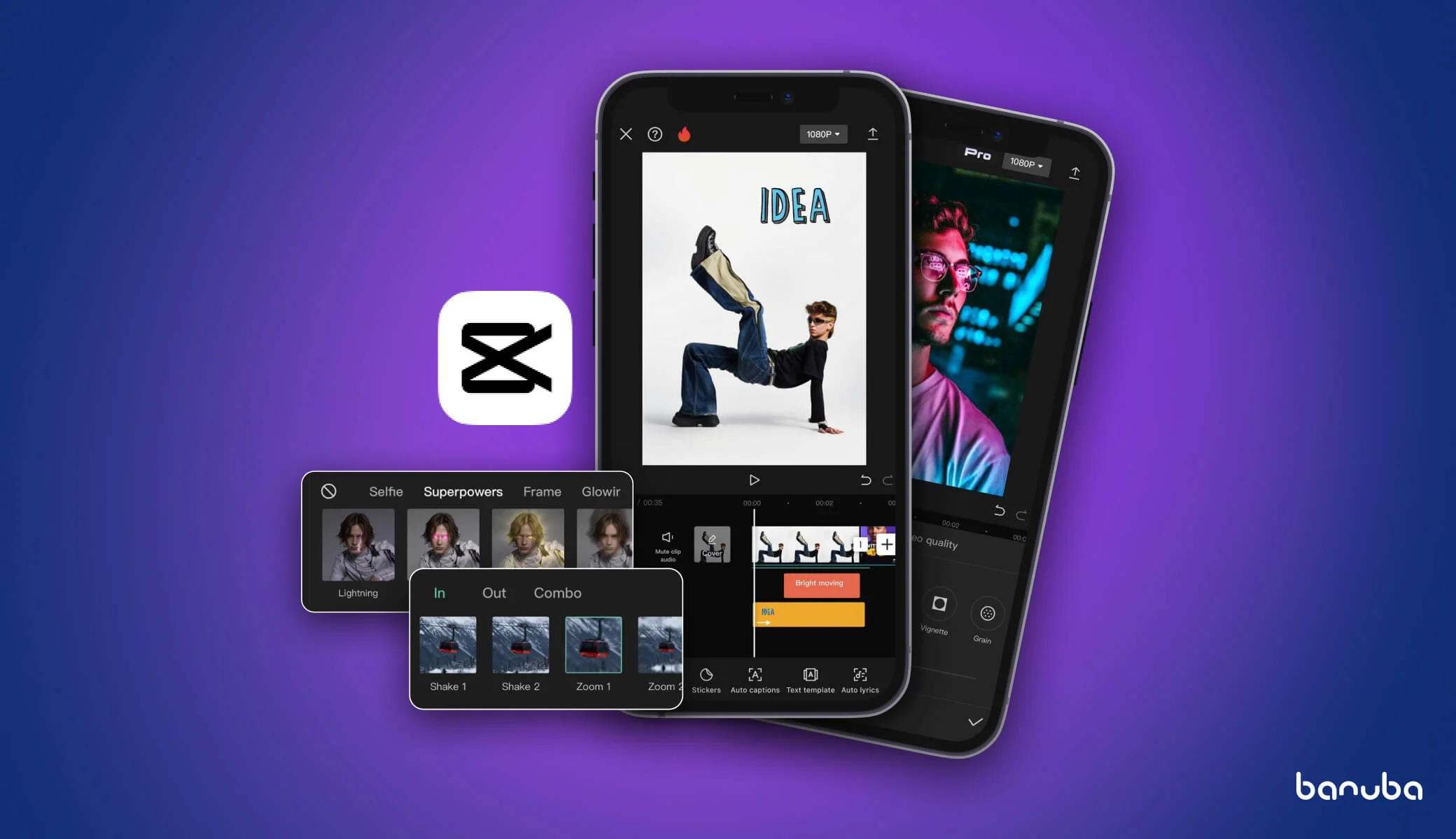 Use the CapCut mobile app for creating AI video shorts