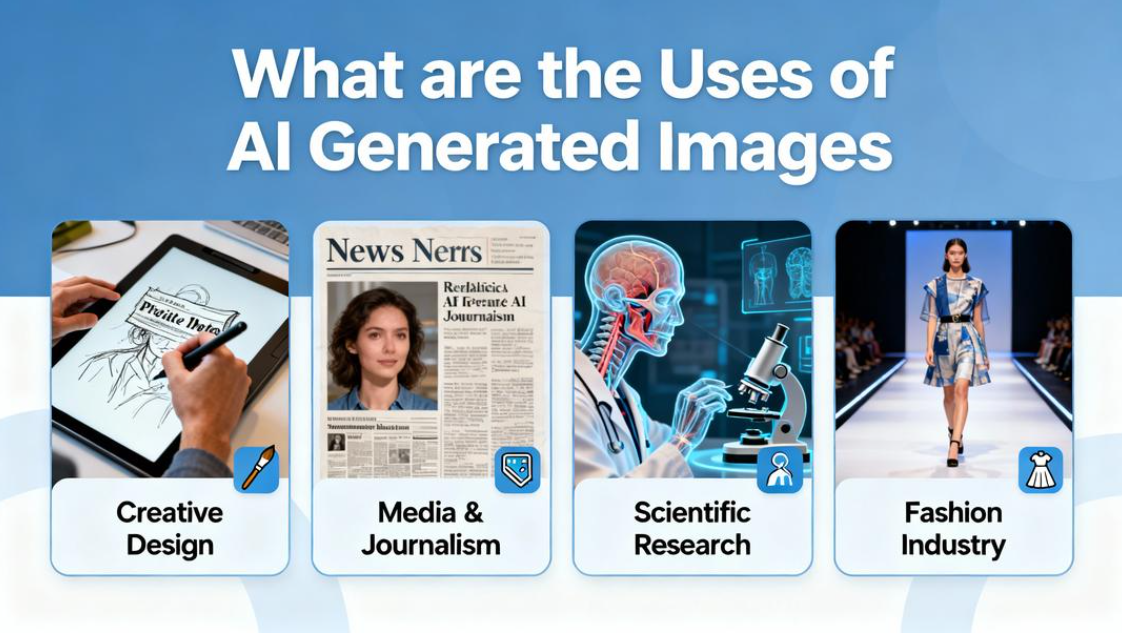 Uses of AI generated images