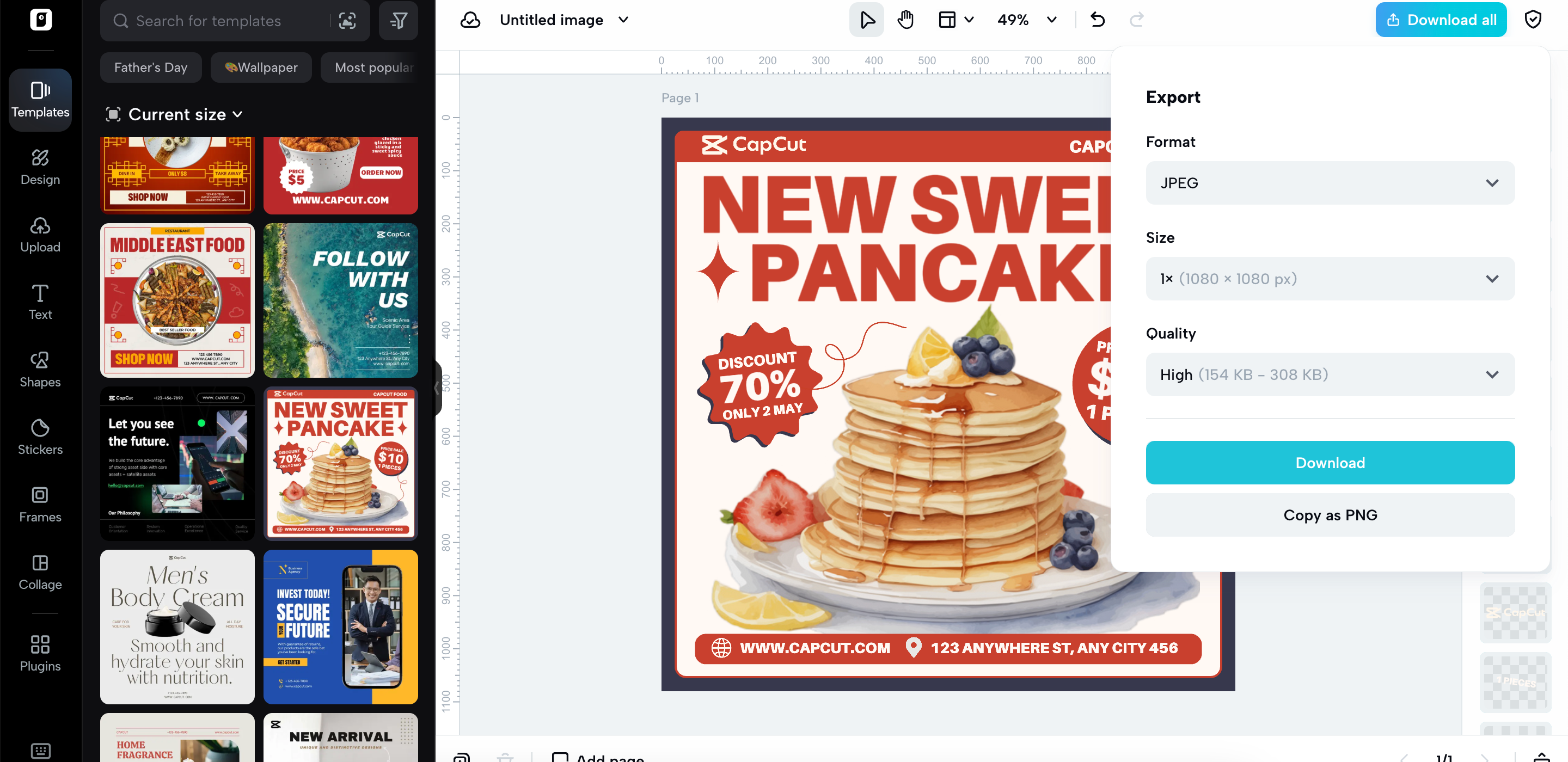 Exportação de alta qualidade