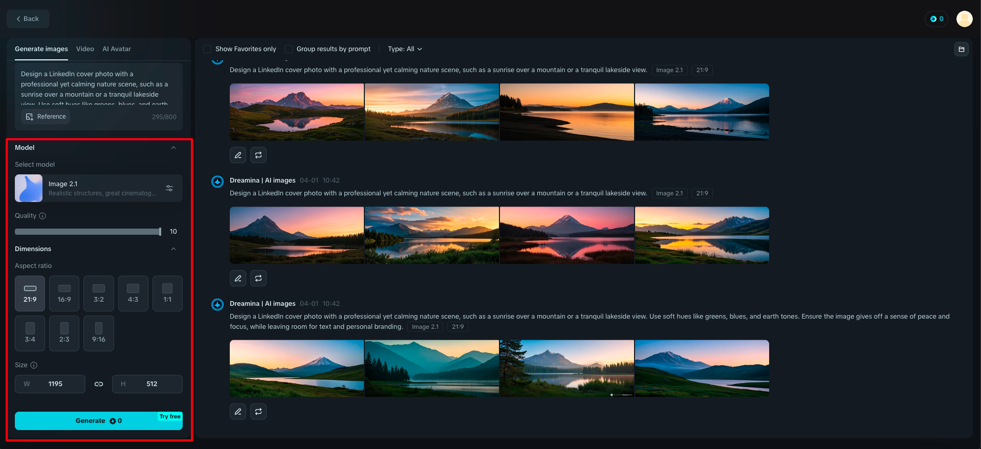 Genere una buena foto de portada para LinkedIn