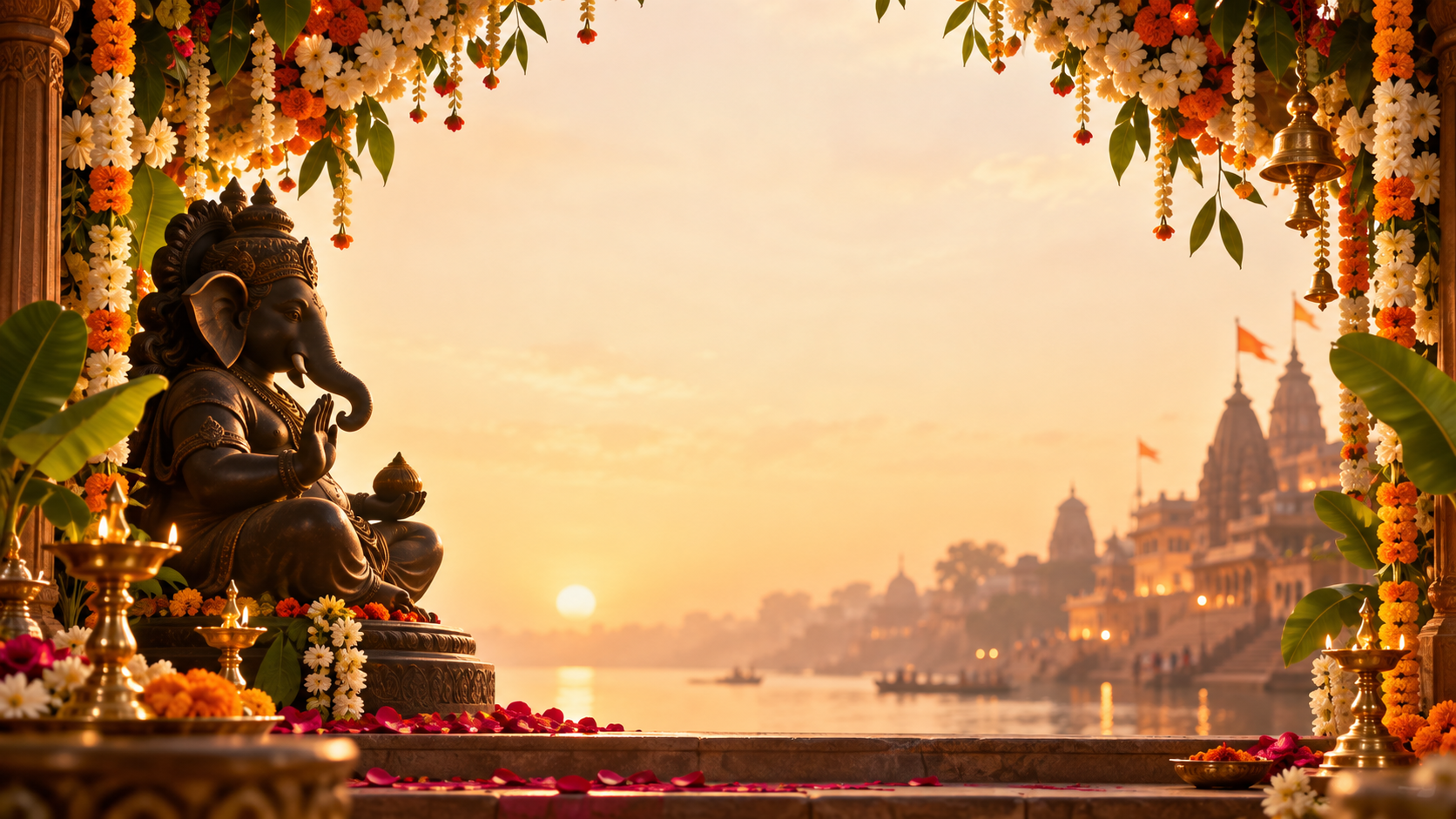 a respectful Ganpati festival invitation design feature 2