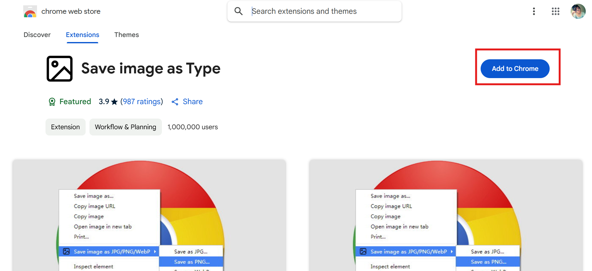 Agrega la extensión a Chrome