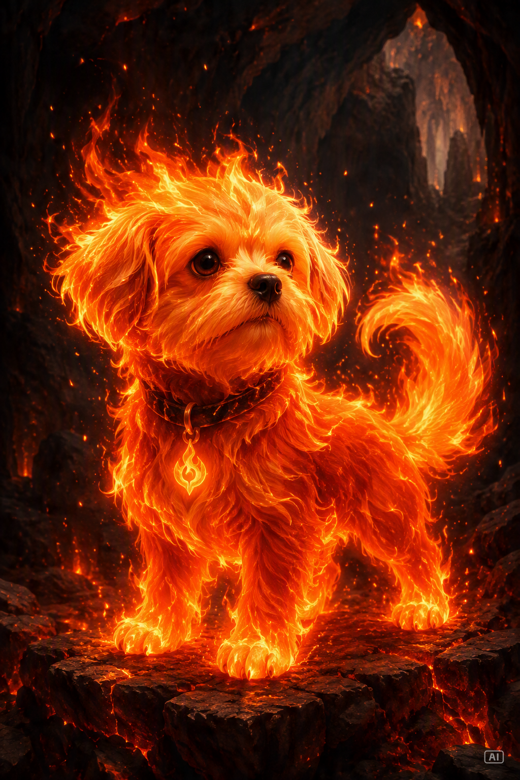 Codex pets fire companion image generated by Pippit
