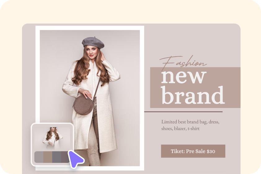 Pagdidisenyo ng mga magkakaparehong brand graphics.