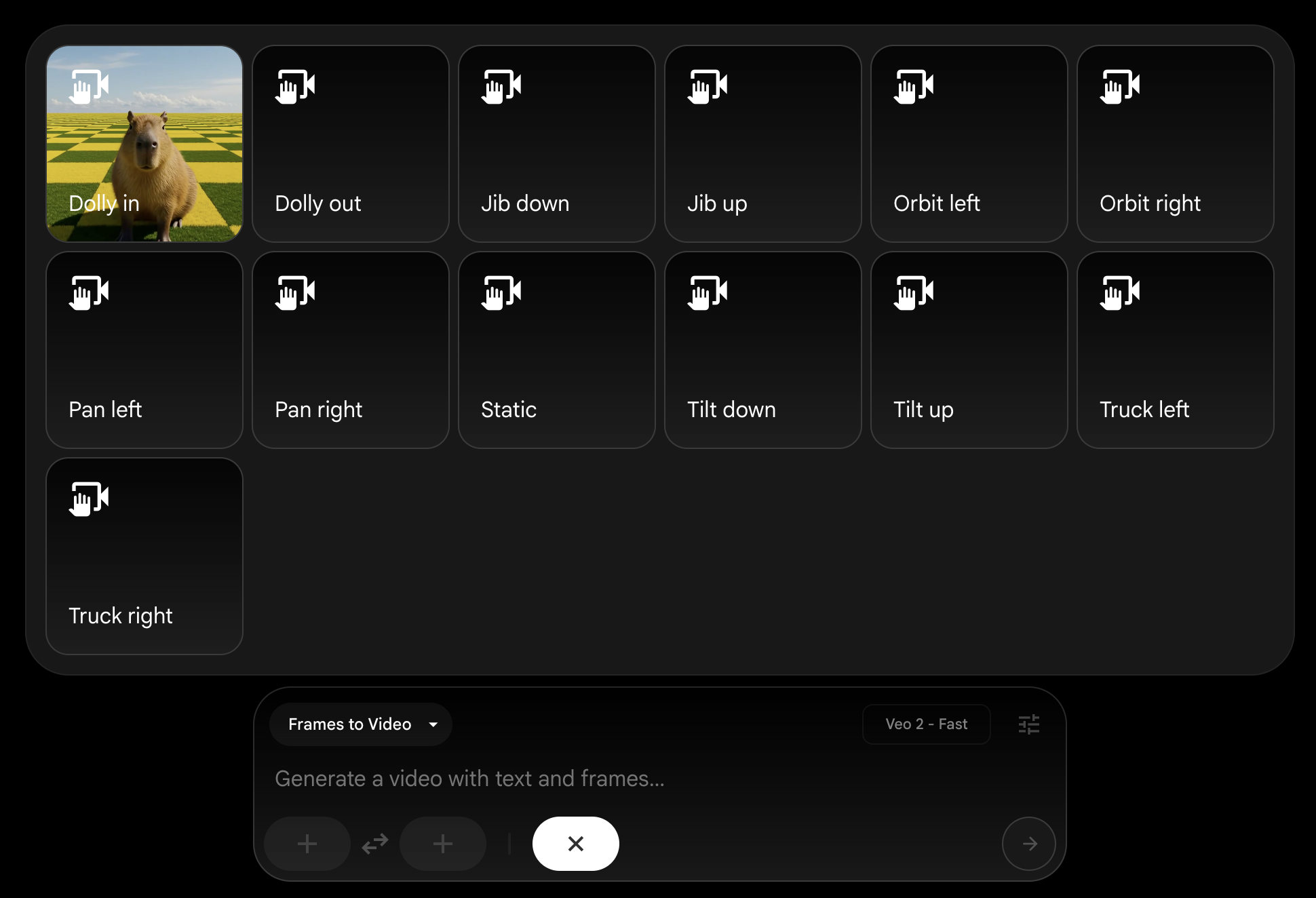 Interface of Veo 3 - the best AI video generator model