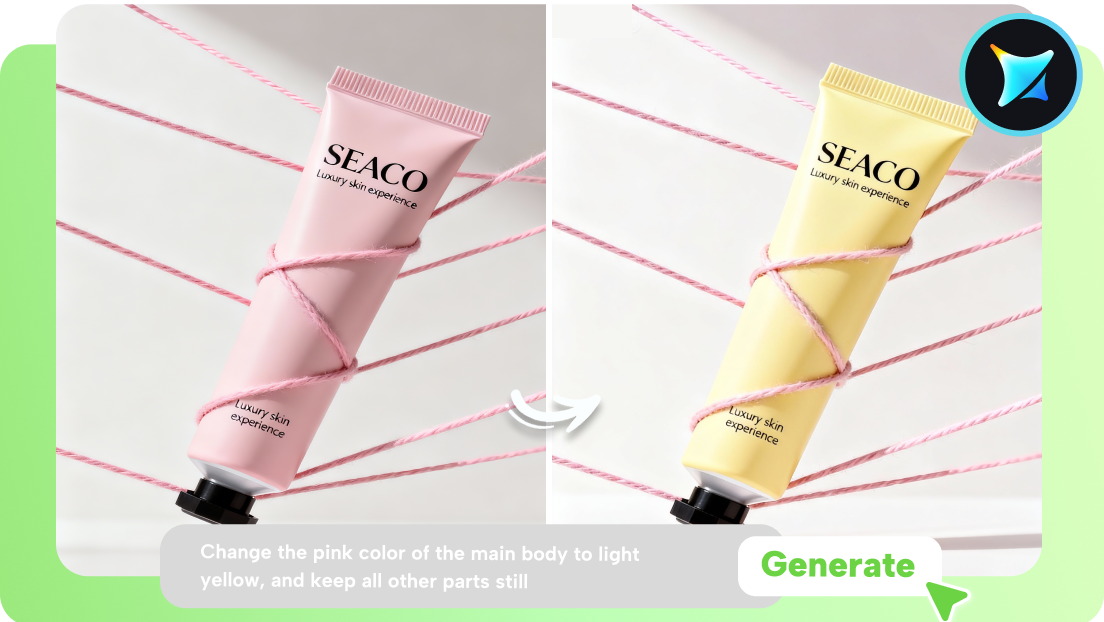 텍스트 기반 명령을 사용하여 사진을 즉시 조정