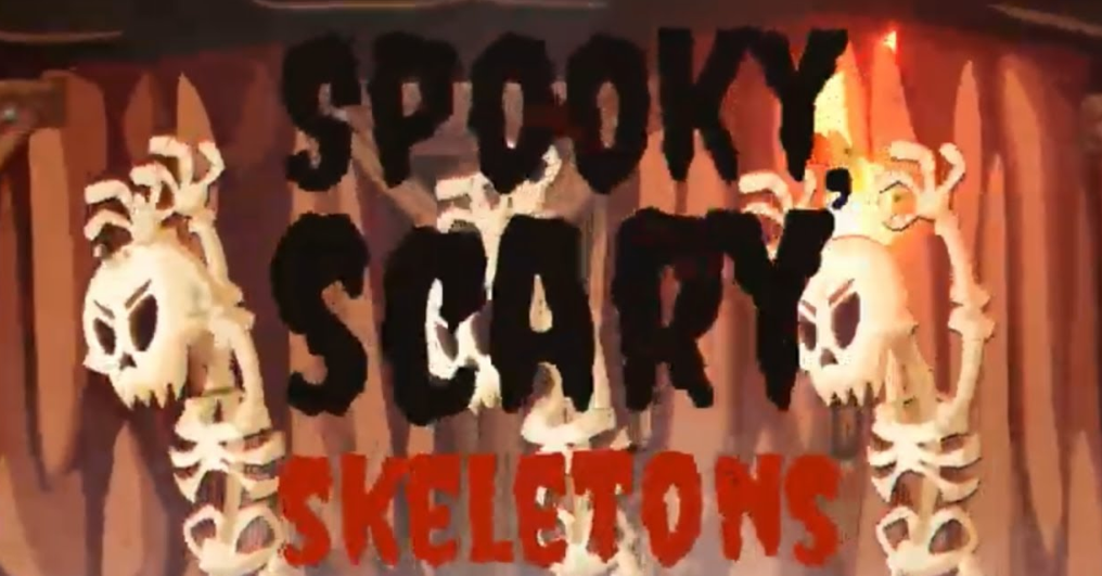 Spooky, Scary Skeletons - Undead Tombstone Remix