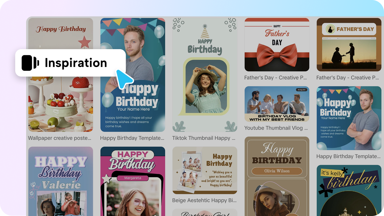 Customizable templates ready for use