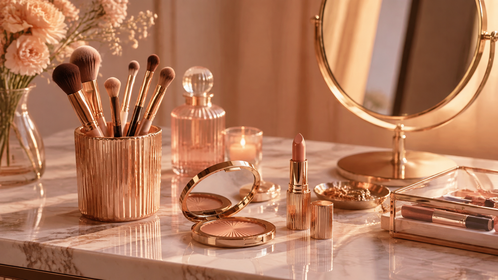 Beauty Vanity Setup