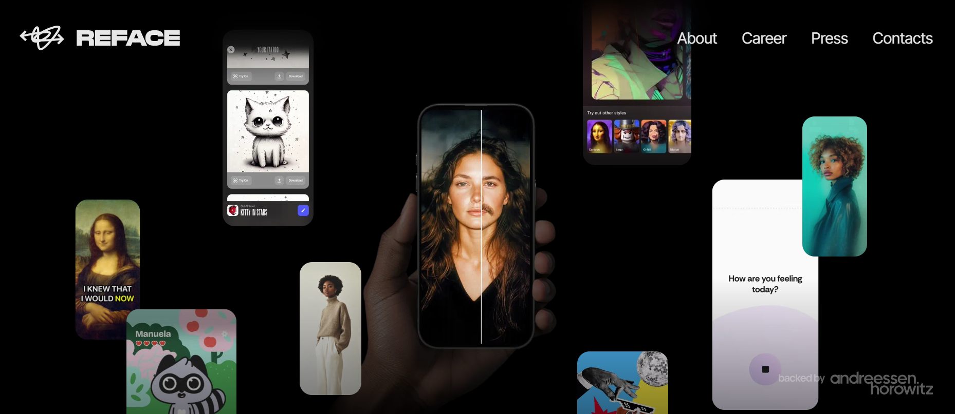 Reface Studio influencer generator tool