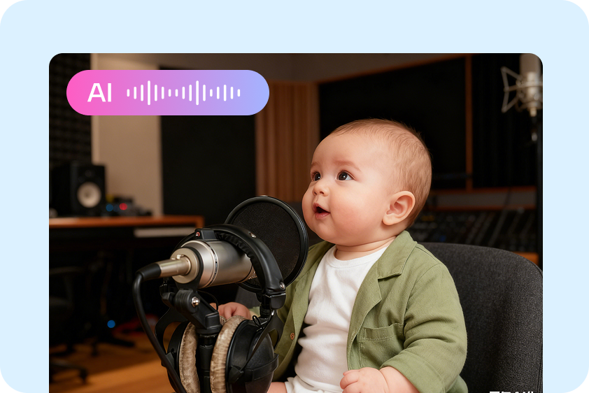 CapCut AI baby video generator for baby podcasts