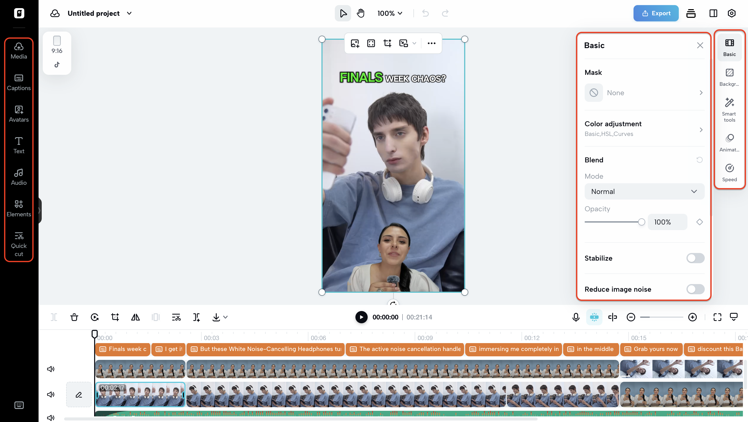 Edit more for advance refinement