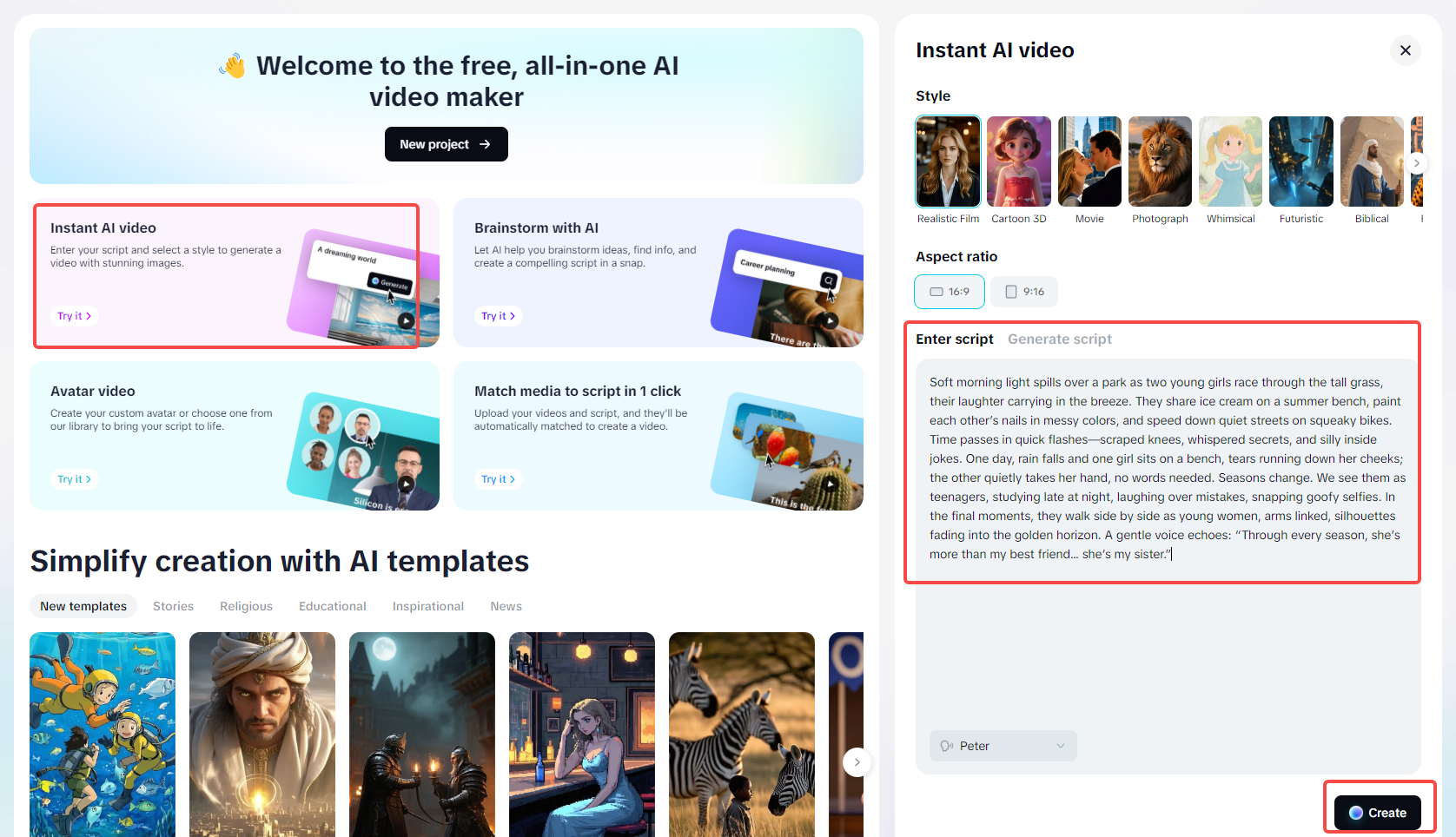 Pega el guion generado en GPT 5